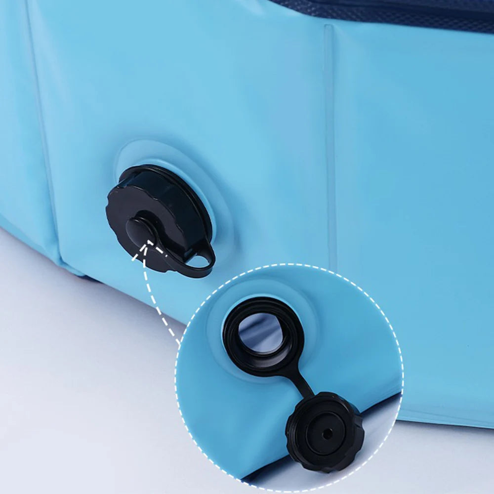 Piscina para Perros y Gatos Plegable – Antideslizante, Portátil y Resistente para Interior y Exterior