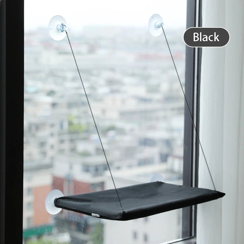 Cama de Ventana para Gatos – Hamaca con Ventosas Fuertes 20 kg