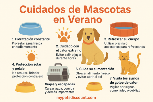 ☀️ Cuidados de Mascotas en Verano: Consejos para Perros y Gatos + Productos Recomendados