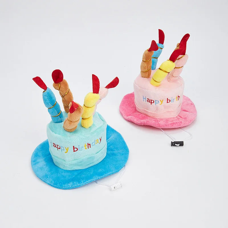 Sombrero de Cumpleaños para Perros y Gatos – Ajustable y Divertido