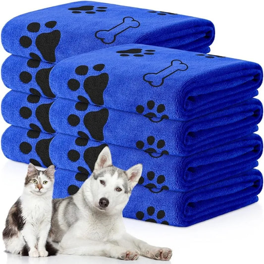 Toalla de Microfibra para Perros y Gatos – Secado Rápido y Máxima Absorción