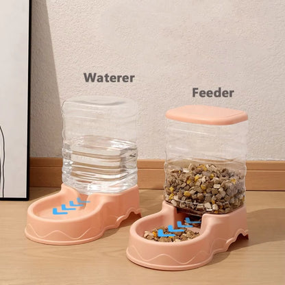 Dispensador Automático de Comida y Agua para Mascotas 3.8L – Gatos y Perros