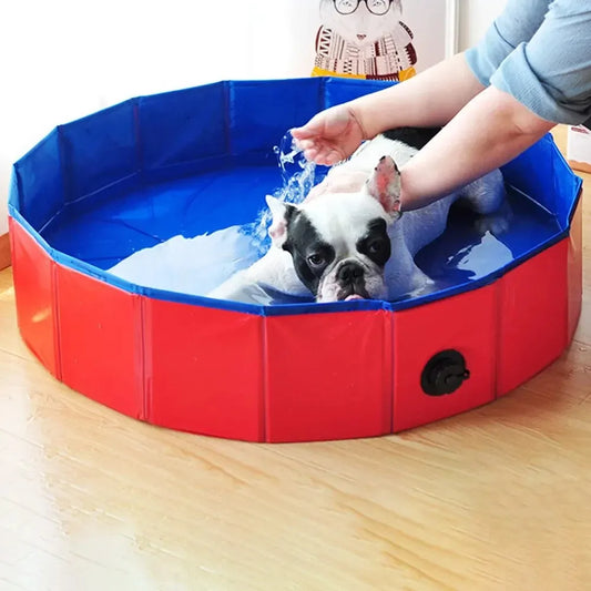 Piscina para Mascotas – Plegable, Portátil y Resistente para Perros y Gatos