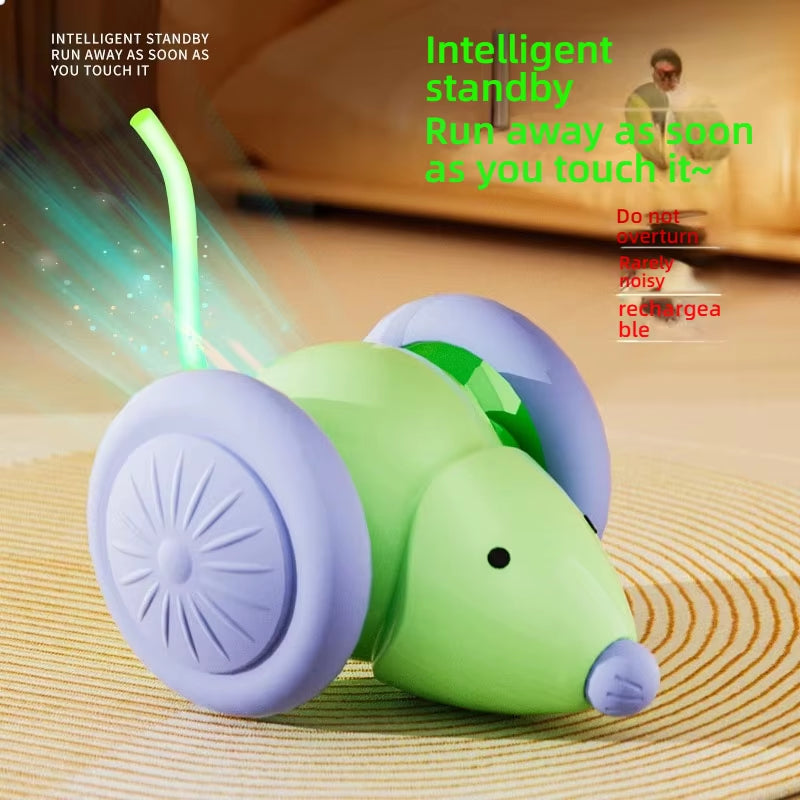 Ratón Eléctrico Interactivo para Gatos – Diversión Automática y Segura