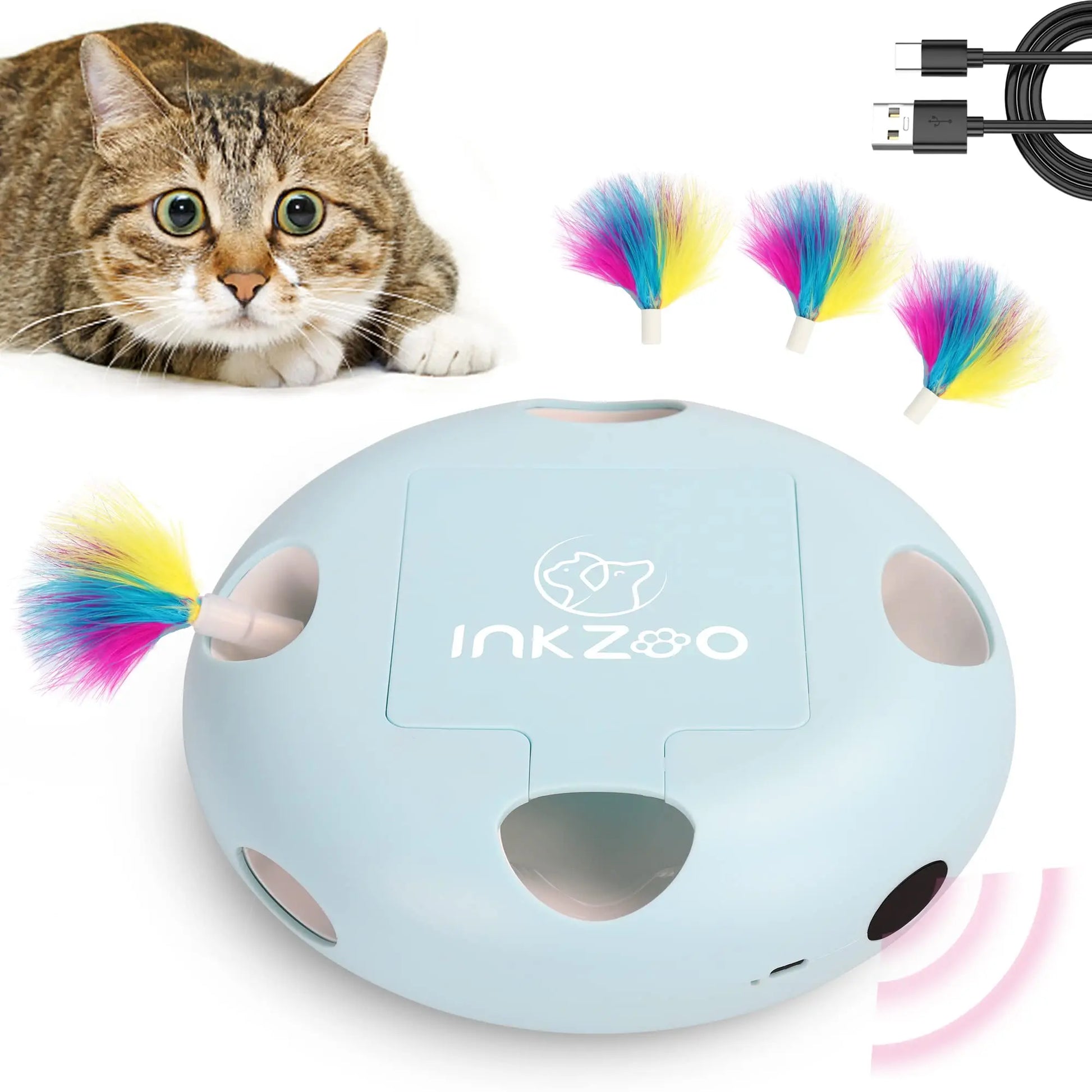 INKZOO Juguete interactivo para Gatos
