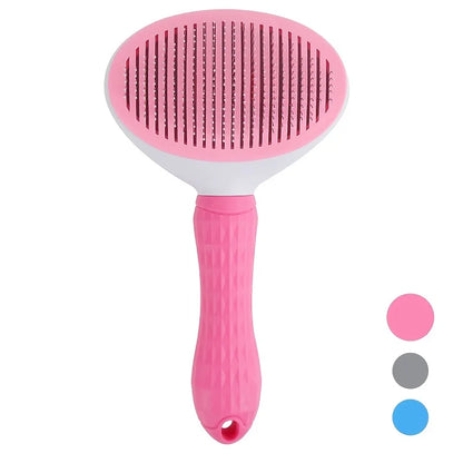 Cepillo Quitapelos  para Perros y Gatos – Fácil Limpieza con un Clic