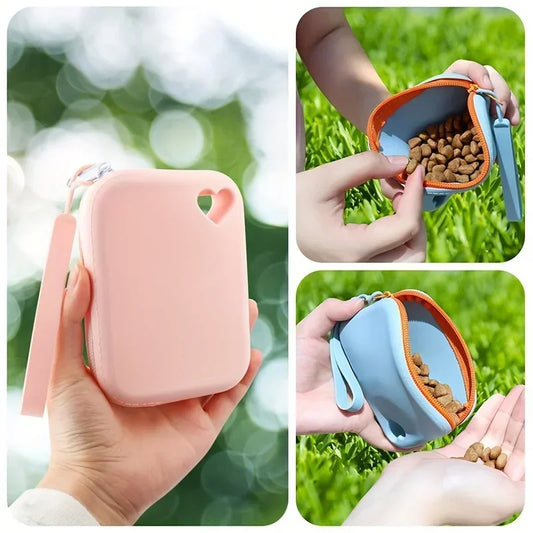 Bolsa de Silicona para Snacks de Perro – Ideal para Paseos y Entrenamiento