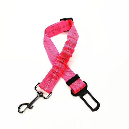 Cinturón de Seguridad para Perros y Gatos – Arnés de Coche Ajustable para Mascotas