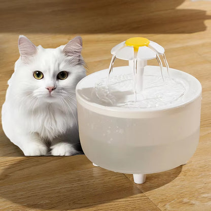 💧 Fuente de Agua Automática y Silenciosa para Gatos y Perros – 1 L con Filtro y Carga USB