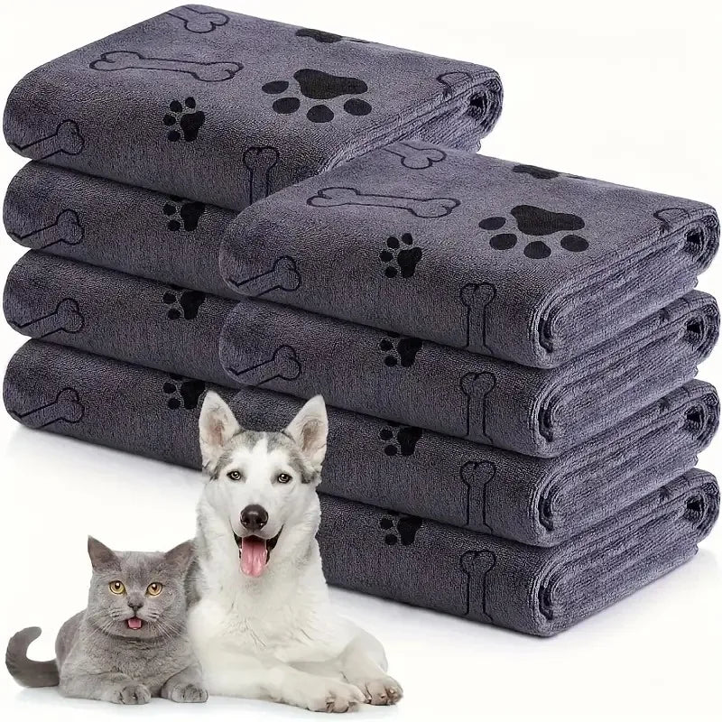 Toalla de Microfibra para Perros y Gatos – Secado Rápido y Máxima Absorción