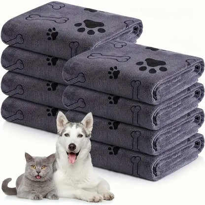 Toalla de Microfibra para Perros y Gatos – Secado Rápido y Máxima Absorción