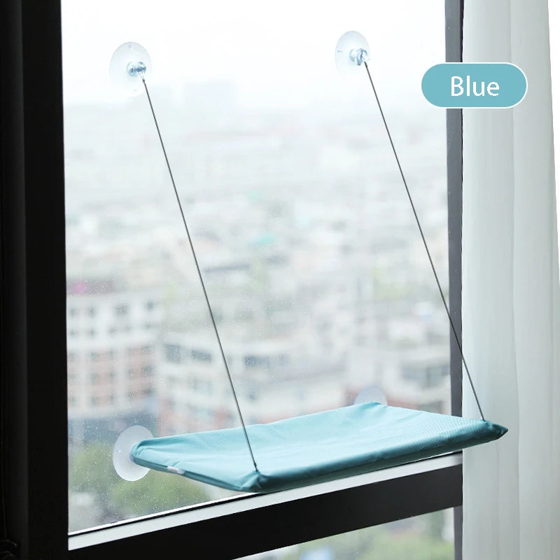 Cama de Ventana para Gatos – Hamaca con Ventosas Fuertes 20 kg