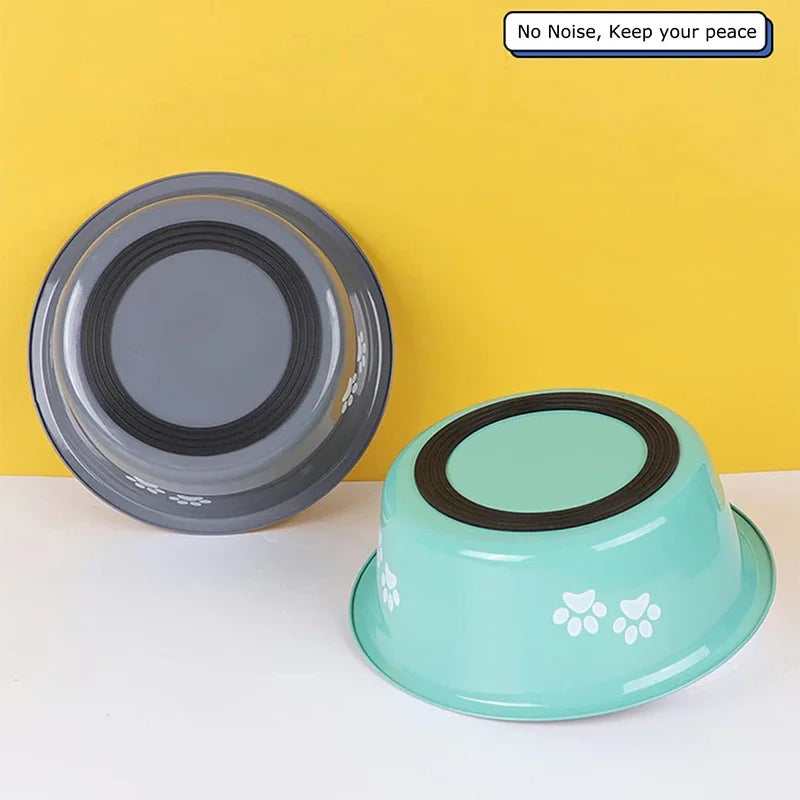 Comederos y Bebederos de Acero Inoxidable – Diseño Bonito, Funcional y Antideslizantes -  Perros y Gatos de todas las tallas