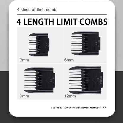 Kit Completo Profesional de Cortapelos Eléctrico para Mascotas – Recortadora para Perros y Gatos