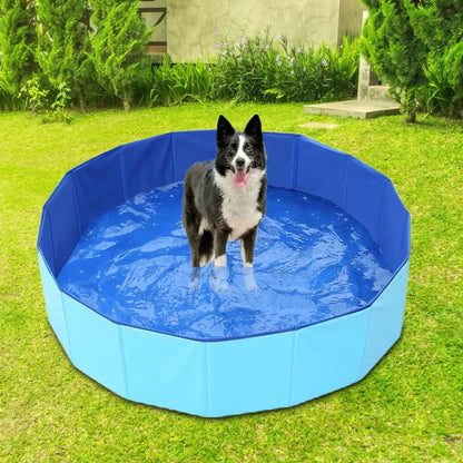 Piscina para Mascotas – Plegable, Portátil y Resistente para Perros y Gatos