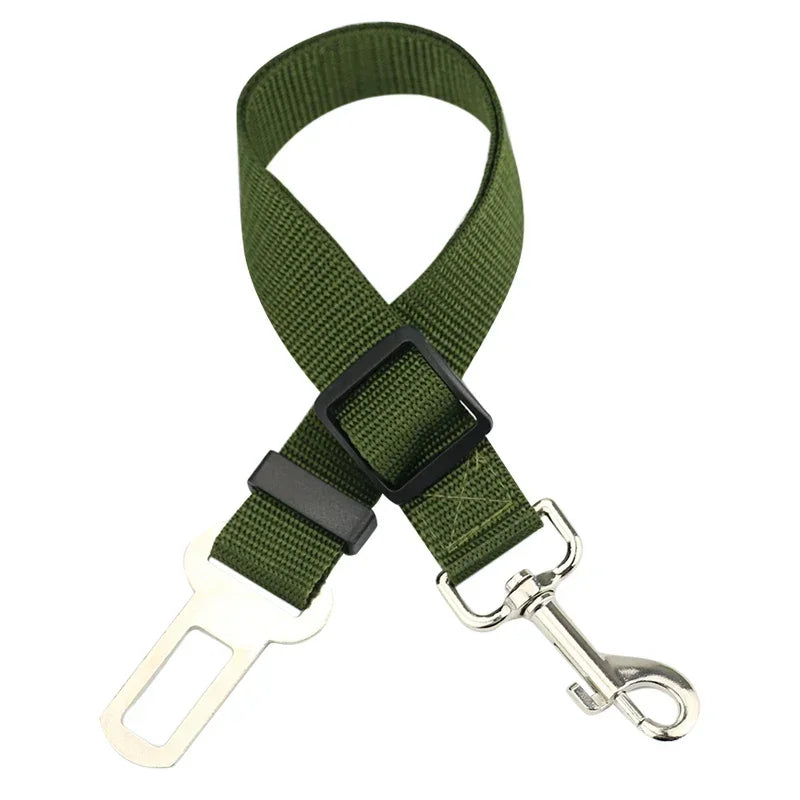 Cinturón de Seguridad para Perros y Gatos – Arnés de Coche Ajustable para Mascotas