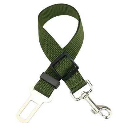 Cinturón de Seguridad para Perros y Gatos – Arnés de Coche Ajustable para Mascotas