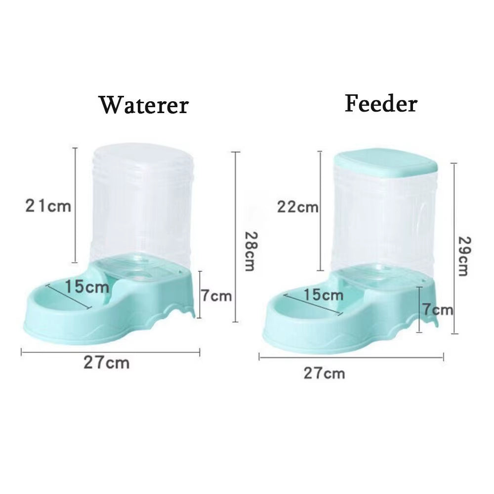 Dispensador Automático de Comida y Agua para Mascotas 3.8L – Gatos y Perros
