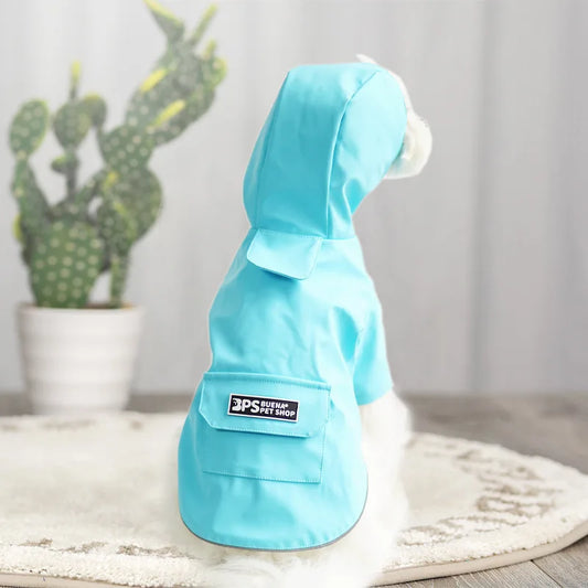 Chubasquero Impermeable para Perros – Con Capucha, Ligero y para Todas las Estaciones | Ropa para Mascotas al Aire Libre