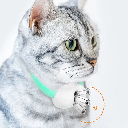 Smart Pet Laser Collar – Juguete Interactivo para Gatos y Perros Pequeños