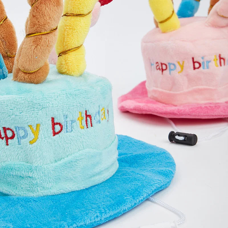 Sombrero de Cumpleaños para Perros y Gatos – Ajustable y Divertido