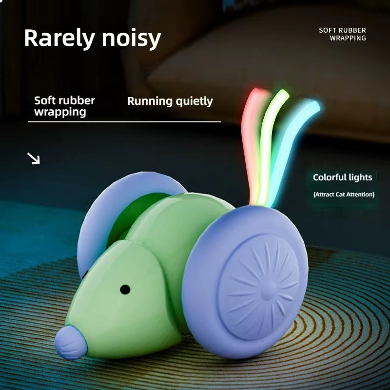 Ratón Eléctrico Interactivo para Gatos – Diversión Automática y Segura