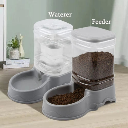 Dispensador Automático de Comida y Agua para Mascotas 3.8L – Gatos y Perros
