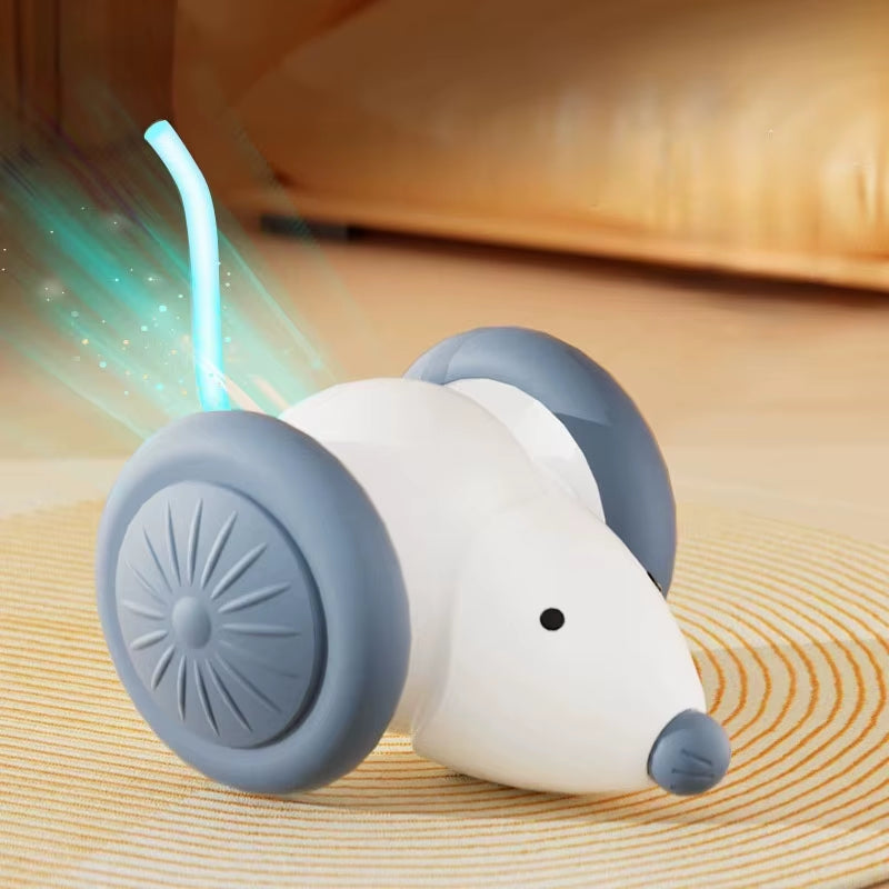 Ratón Eléctrico Interactivo para Gatos – Diversión Automática y Segura