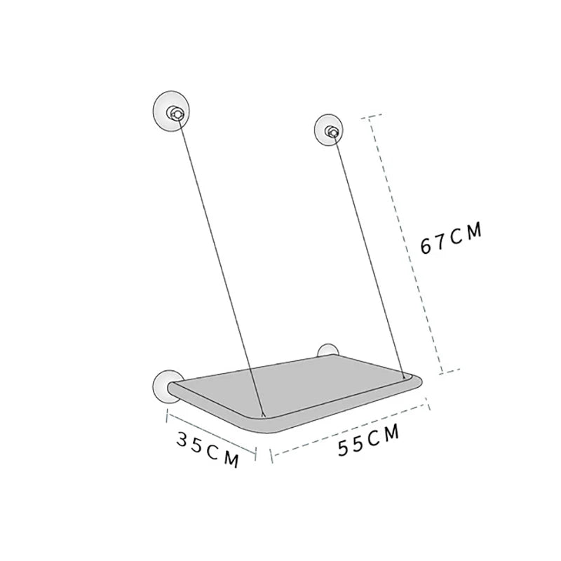 Cama de Ventana para Gatos – Hamaca con Ventosas Fuertes 20 kg