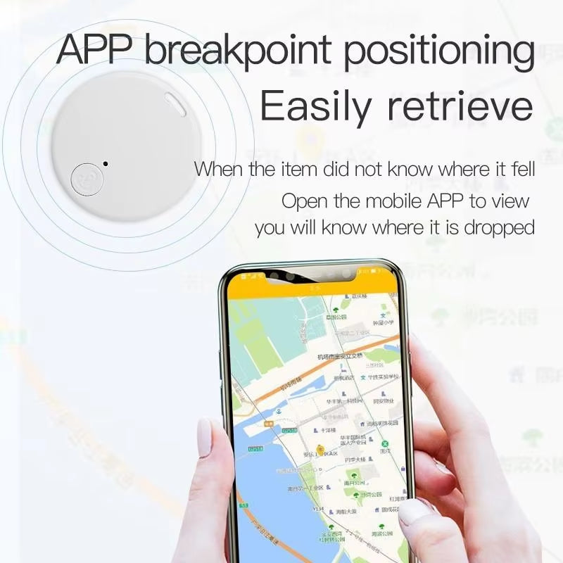 Mini Localizador GPS con Alarma Antipérdida – Rastreador Bluetooth para Mascotas