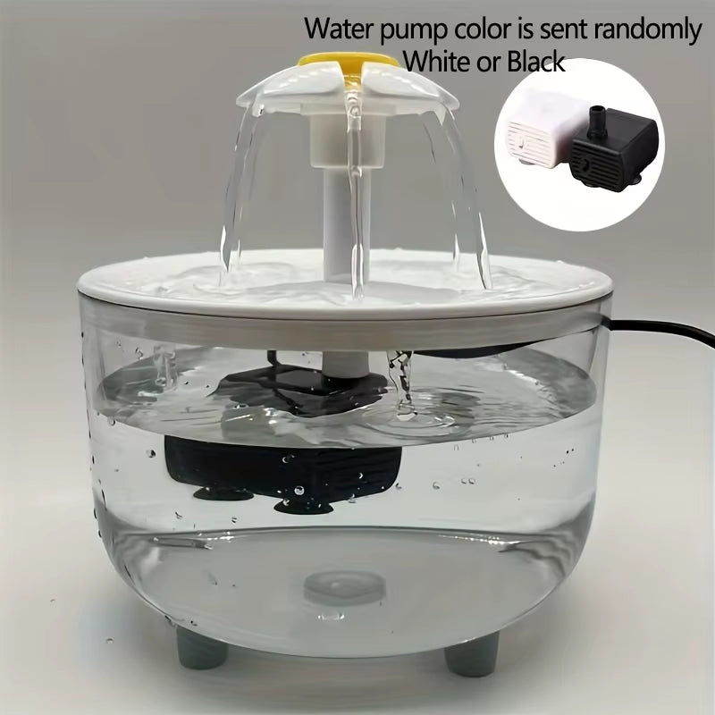 💧 Fuente de Agua Automática y Silenciosa para Gatos y Perros – 1 L con Filtro y Carga USB