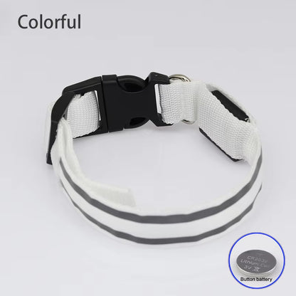 Collar LED Reflectante para Mascotas – Seguridad Nocturna Garantizada