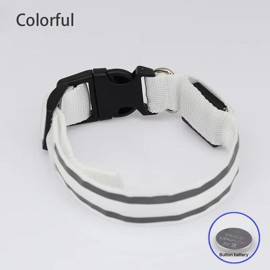 Collar LED Reflectante para Mascotas – Seguridad Nocturna Garantizada
