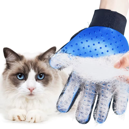 Guante Quitapelos para Perros y Gatos – Aseo, Masaje y Limpieza Fácil