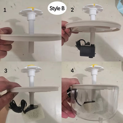 💧 Fuente de Agua Automática y Silenciosa para Gatos y Perros – 1 L con Filtro y Carga USB