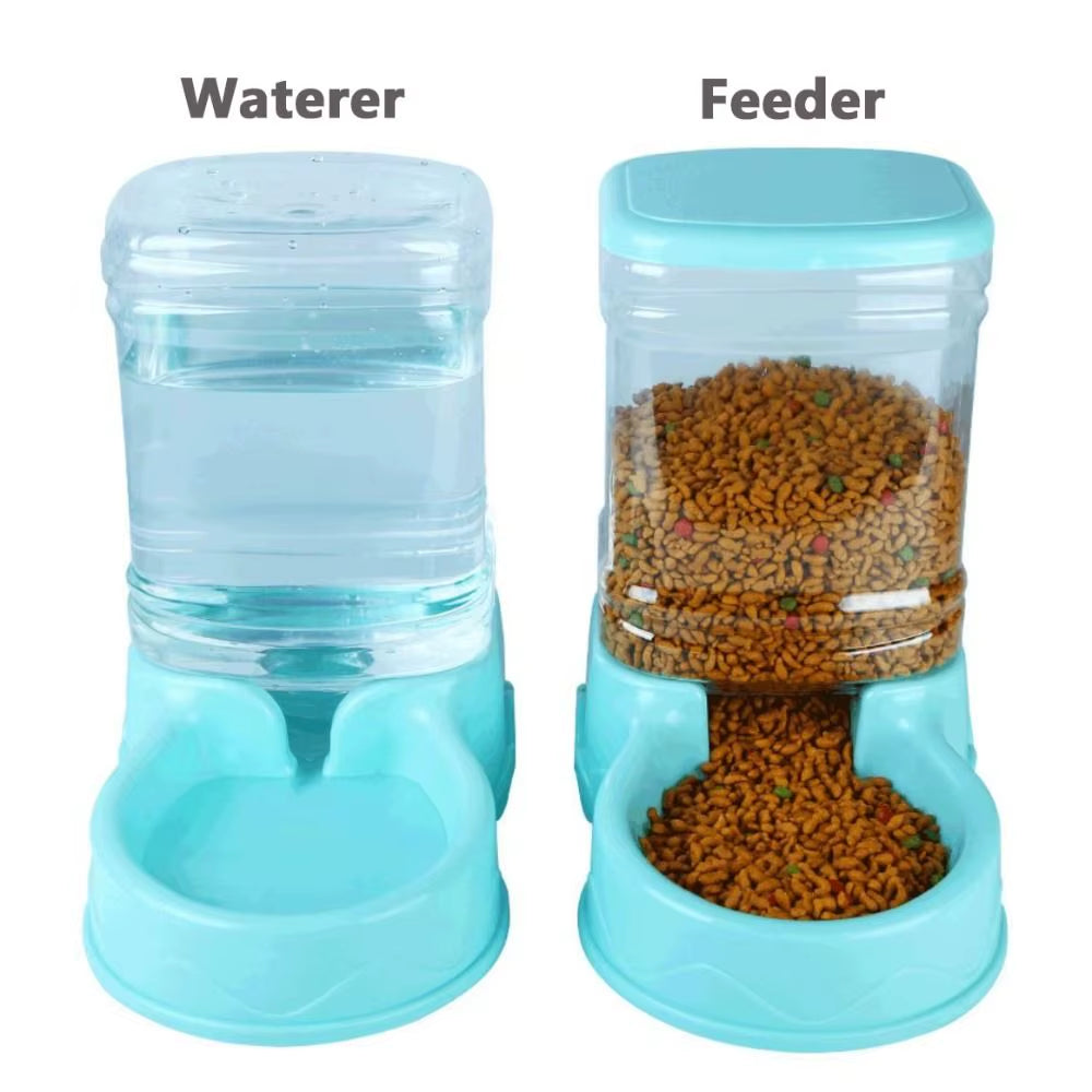Dispensador Automático de Comida y Agua para Mascotas 3.8L – Gatos y Perros