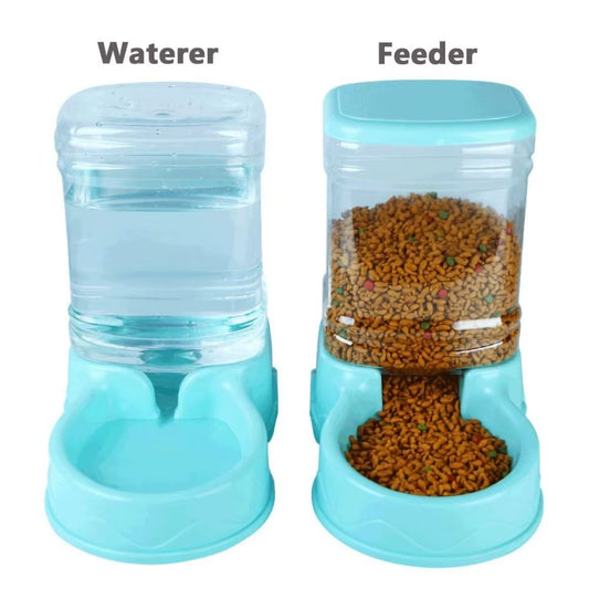 Dispensador Automático de Comida y Agua para Mascotas 3.8L – Gatos y Perros