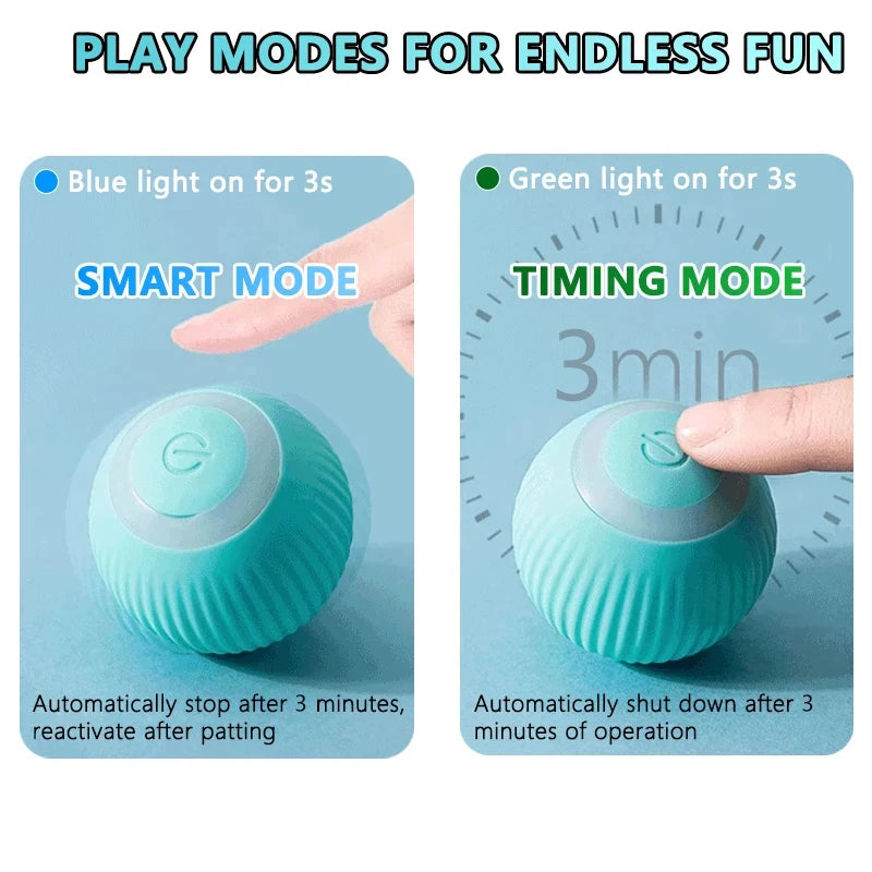 Pelota Inteligente para Gatos – Juguete Interactivo Recargable con Movimiento Automático