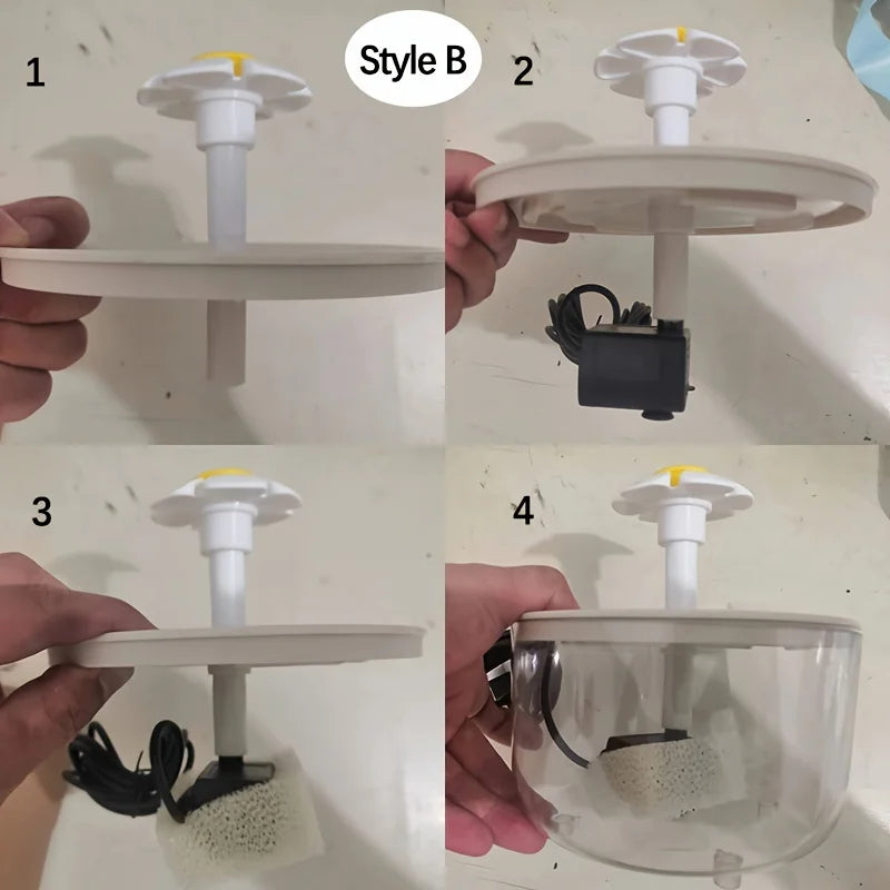 Fuente de Agua Automática para Gatos – 1L, USB Silenciosa con Filtro | Bebedero Eléctrico para Mascotas