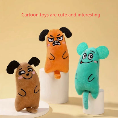 Juguete de Peluche Resistente para Perros y Gatos – Limpieza Dental y Diversión Interactiva