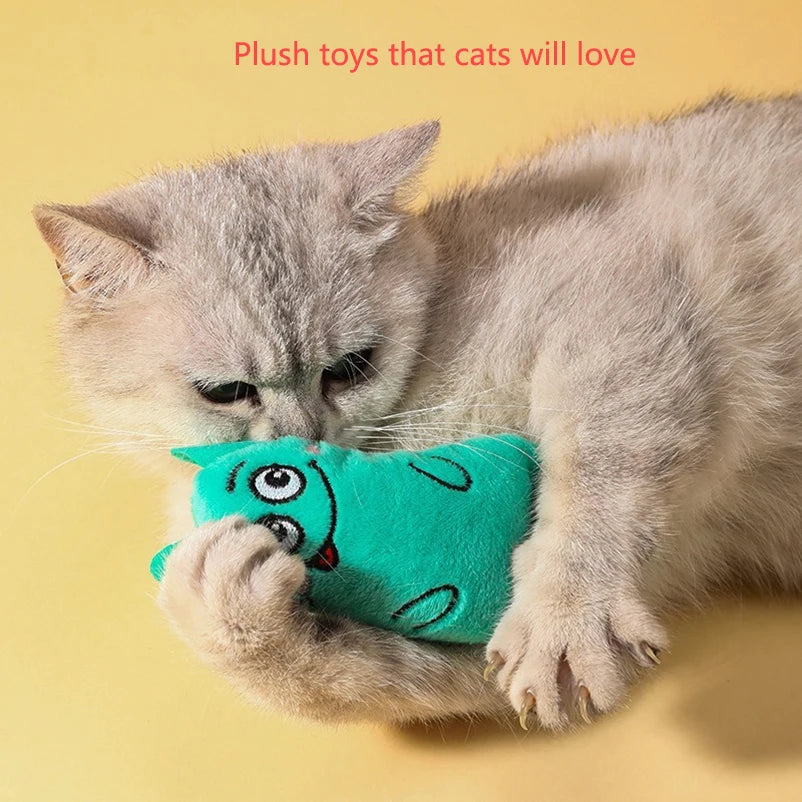 Juguete de Peluche Resistente para Perros y Gatos – Limpieza Dental y Diversión Interactiva