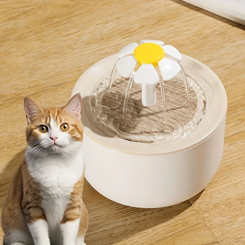 Fuente de Agua Automática para Gatos – 1L, USB Silenciosa con Filtro | Bebedero Eléctrico para Mascotas