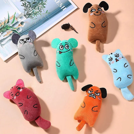 Juguete de Peluche Resistente para Perros y Gatos – Limpieza Dental y Diversión Interactiva