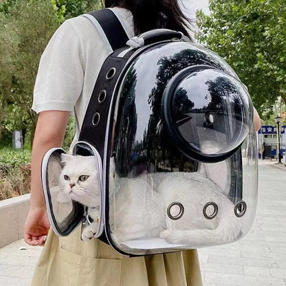 Mochila Cápsula para Mascotas – Portátil, Transpirable y Segura