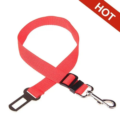 Cinturón de Seguridad para Perros y Gatos – Arnés de Coche Ajustable para Mascotas