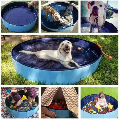 Piscina para Mascotas – Plegable, Portátil y Resistente para Perros y Gatos
