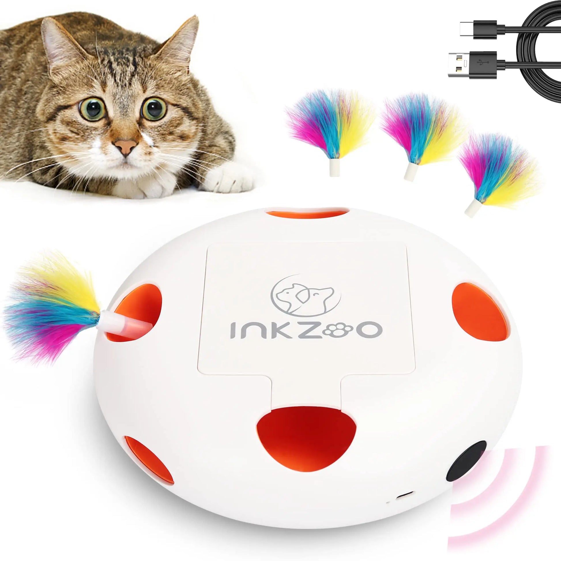 INKZOO Juguete interactivo para Gatos