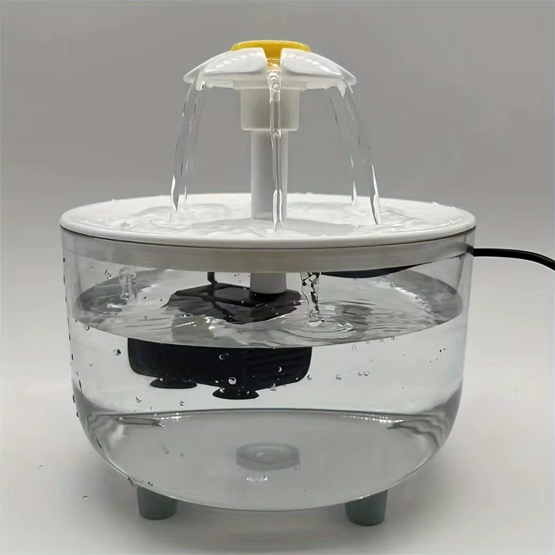 💧 Fuente de Agua Automática y Silenciosa para Gatos y Perros – 1 L con Filtro y Carga USB