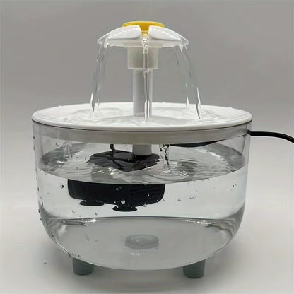 💧 Fuente de Agua Automática y Silenciosa para Gatos y Perros – 1 L con Filtro y Carga USB