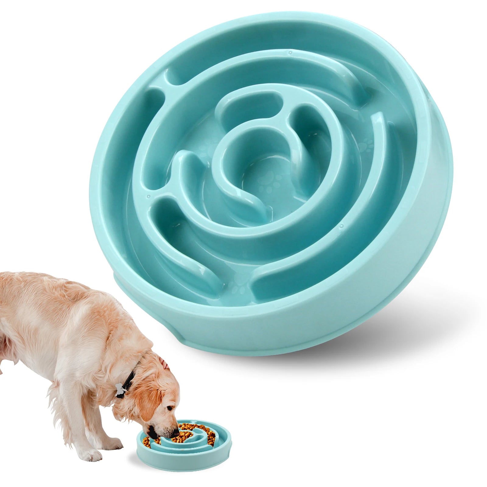 🐶 Comedero Lento Antivoracidad para Perros – Antideslizante, Divertido y Ecológico